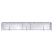 Hönsbur för utomhusbruk 3x12x2 m galvaniserat stål