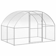 Hönsbur för utomhusbruk 3x12x2 m galvaniserat stål