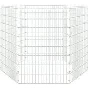 Husdjursbur 6-panel 54x80 cm galvaniserat järn