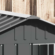 Hundgård antracit 116,5x103x81,5 cm galvaniserat stål