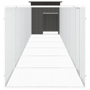 Hönsbur antracit 700x91x100cm galvaniserat stål