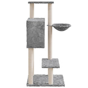 Klösträd med sisalpelare ljusgrå 108,5 cm