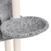 Klösträd med sisalpelare ljusgrå 108,5 cm