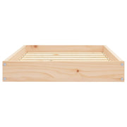 Hundbädd 71,5x54x9 cm massiv furu