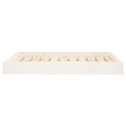 Hundbädd vit 91,5x64x9 cm massiv furu