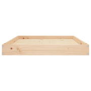 Hundbädd 101,5x74x9 cm massiv furu