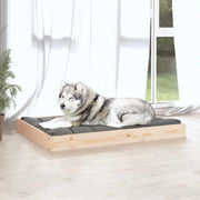Hundbädd 101,5x74x9 cm massiv furu