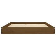 Hundbädd honungsbrun 101,5x74x9 massiv furu