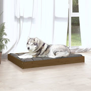 Hundbädd honungsbrun 101,5x74x9 massiv furu