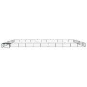Hundbur 44 paneler svart 100x50 cm pulverlackerat stål