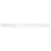 Husdjursbur svart 52 paneler 455x455x35 cm stål