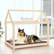 Hundbädd 101x70x90 cm massiv furu