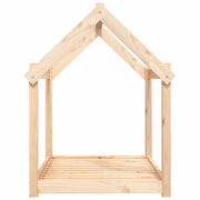 Hundbädd 101x70x90 cm massiv furu