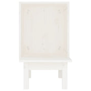 Kattkoja vit 60x36x60 cm massiv furu