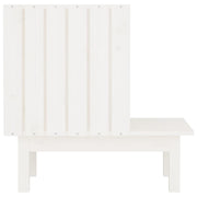 Kattkoja vit 60x36x60 cm massiv furu