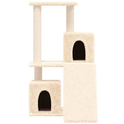Katträd med klöspelare sisal gräddvit 82 cm