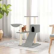 Klösträd med sisalpelare ljusgrå 82 cm