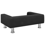 Hundbädd svart 70x45x26,5 cm sammet
