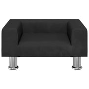 Hundbädd svart 50x40x26,5 cm sammet