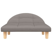 Hundbädd taupe 70x52x30 cm tyg