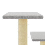 Klösträd med sisalpelare ljusgrå 61 cm