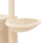 Katträd med klöspelare sisal gräddvit 145 cm