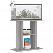 Akvariestativ grå Sonoma 60x30x60 cm konstruerat trä