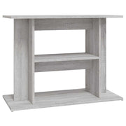 Akvariestativ grå Sonoma 80x35x60 cm konstruerat trä