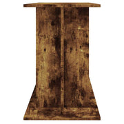 Akvariebänk rökfärgad ek 120x40x60 cm konstruerat trä