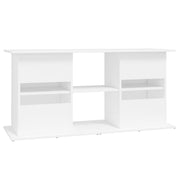 Akvariebänk vit 121x41x58 cm konstruerat trä