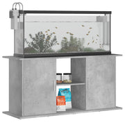 Akvariestativ betong grå 121x41x58 cm konstruerat trä