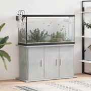 Akvariestativ betong grå 101x41x58 cm konstruerat trä
