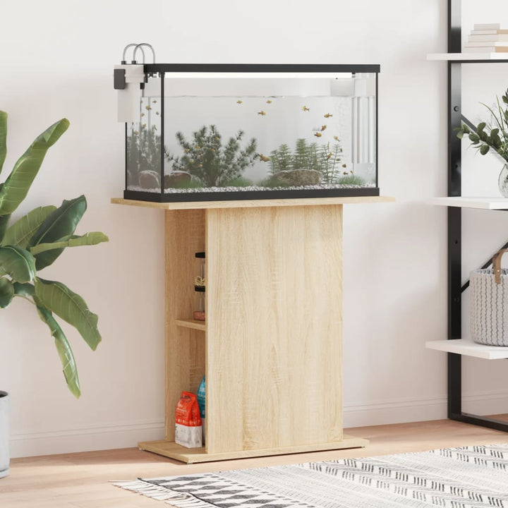 Akvariestativ Sonoma Ek 75x36x72,5 cm Konstruerat trä