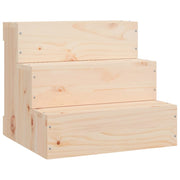 Husdjurstrappa 40x37,5x35 cm massiv furu