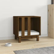 Hundkoja honungsbrun 50x40x52 massiv furu