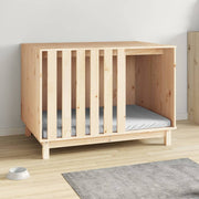 Hundkoja 100x70x72 cm massiv furu