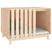 Hundkoja 100x70x72 cm massiv furu