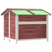 Hundgård mockabrun 96x87x80,5 massiv furu