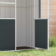 Fågelbur antracit 215x78x200 cm galvaniserat stål