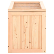 Hamsterbur 60x35,5x42 cm massivt granträ