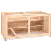 Hamsterbur 104x52x54 cm massivt trä gran