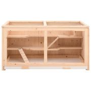 Hamsterbur 89,5x45x45 cm massivt trä gran