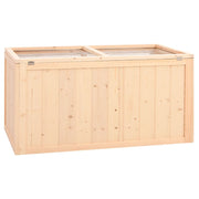 Hamsterbur 89,5x45x45 cm massivt trä gran