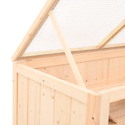 Hamsterbur 89,5x45x45 cm massivt trä gran