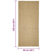 Sisalmatta för klösstolpe 66x150 cm
