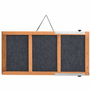 Hundramp grå 120x30 cm massiv gran