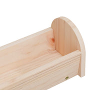 Kaninmatare 28x10x10 cm massivt granträ