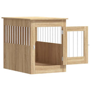 Hundbur/sidobord sonoma-ek 55x80x68 cm konstruerat trä