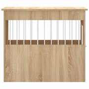 Hundbur/sidobord sonoma-ek 55x80x68 cm konstruerat trä