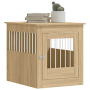 Hundbur sonoma-ek 64,5x80x71 cm konstruerat trä